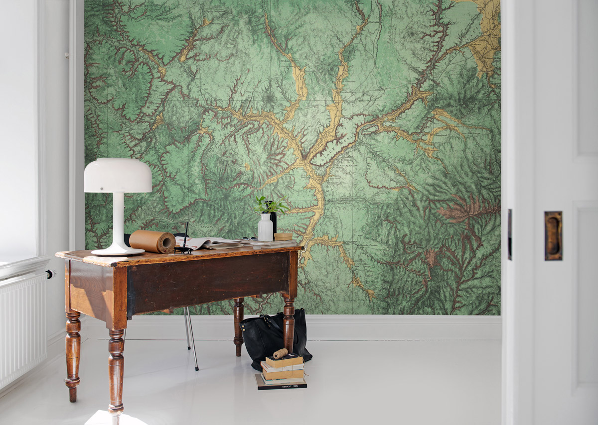 Wandbild Woodland