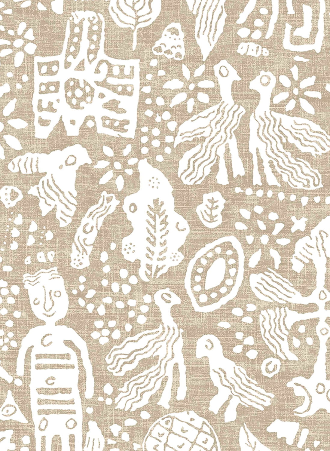 Carta da parati Minna Maze - Raffia