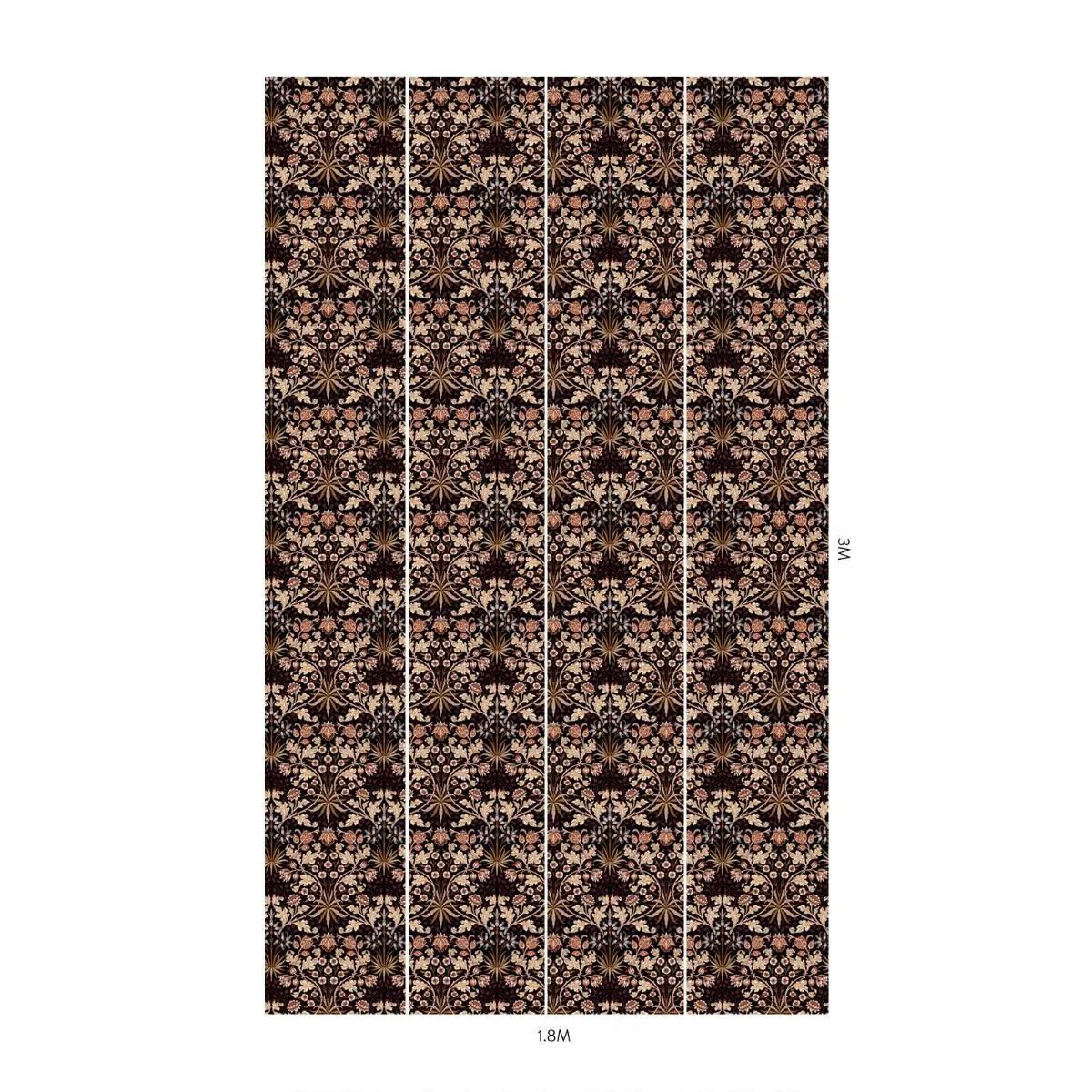 Wallpaper Hyacinth - Black