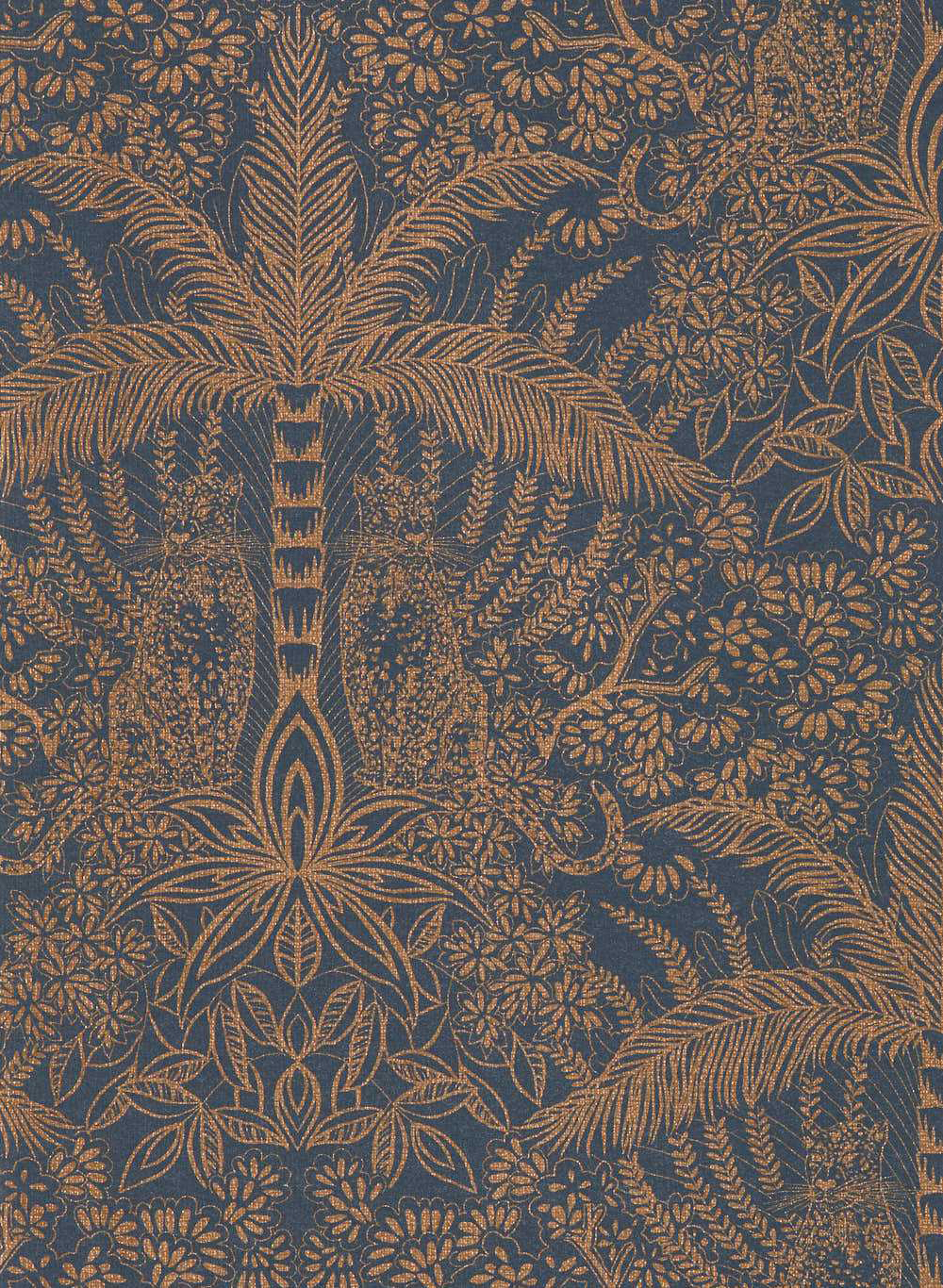 Tapete Leopardo - Copper/ Midnight