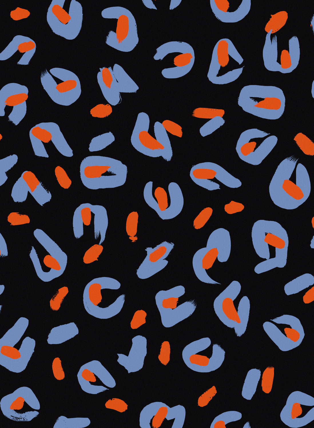 Tapete Funky Leopard - Black