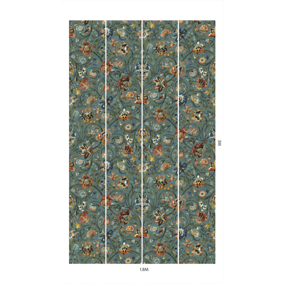 Wandbild Gaia - Prussian Blue