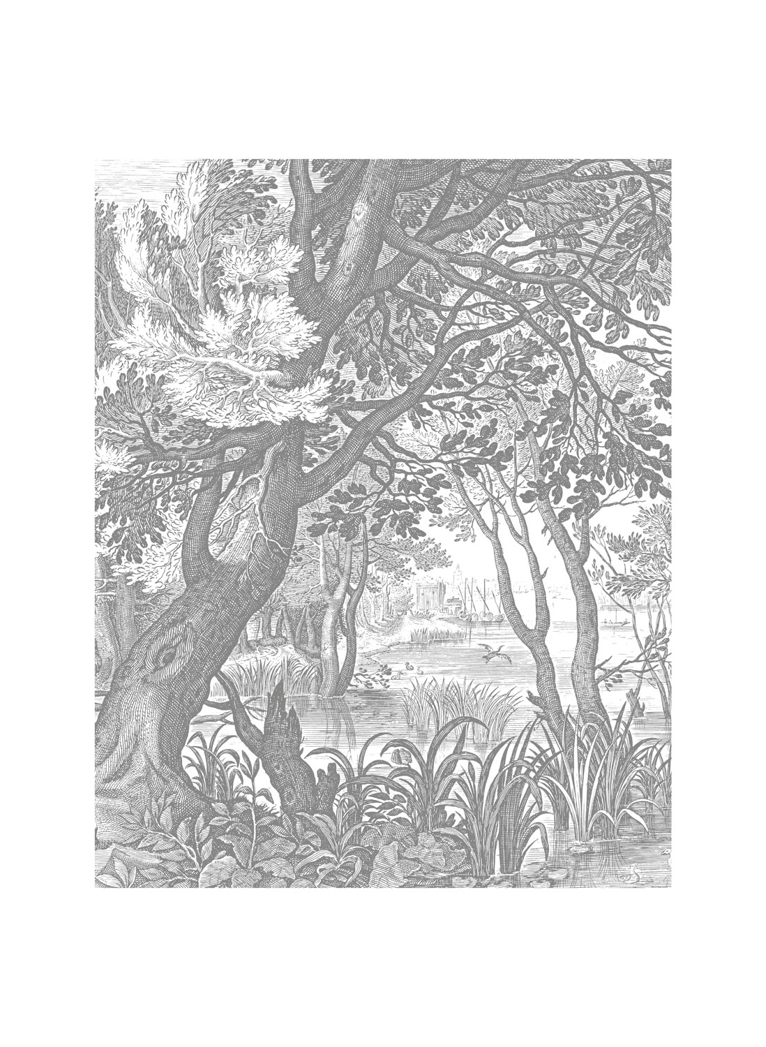 Wandbild Engraved Landscapes 4 - XS