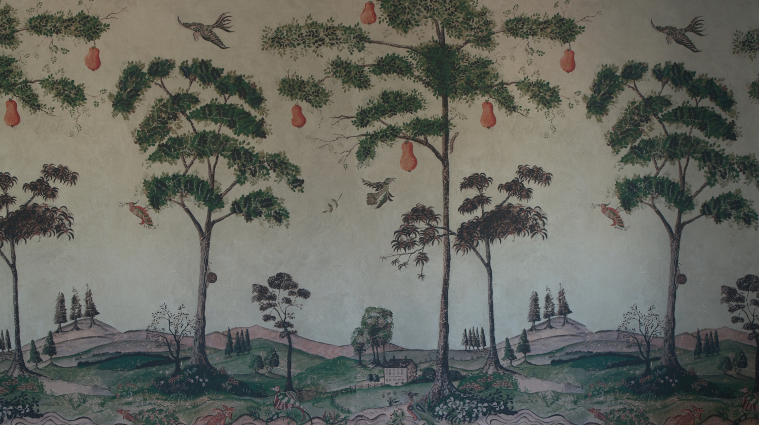Wandbild Mythical Land - Vellum
