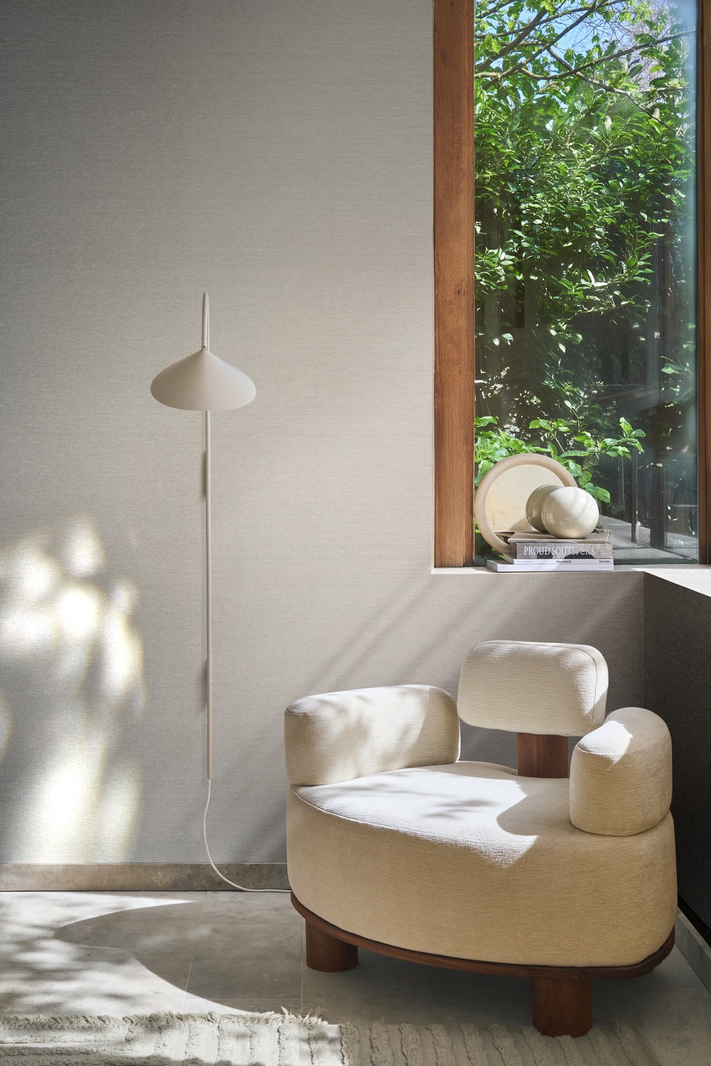 Wallpaper Ovatta - Light Grey