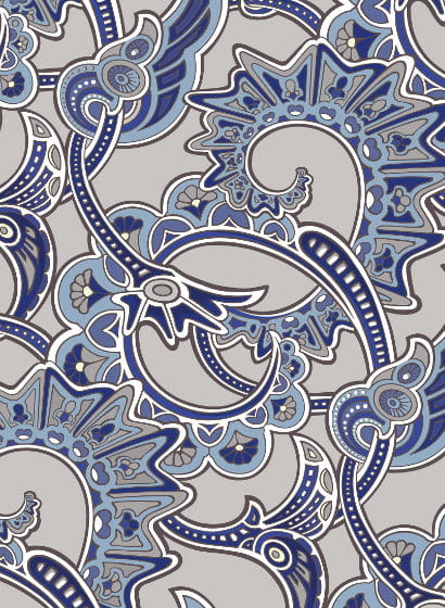 Tapete Charlotte - Bleu