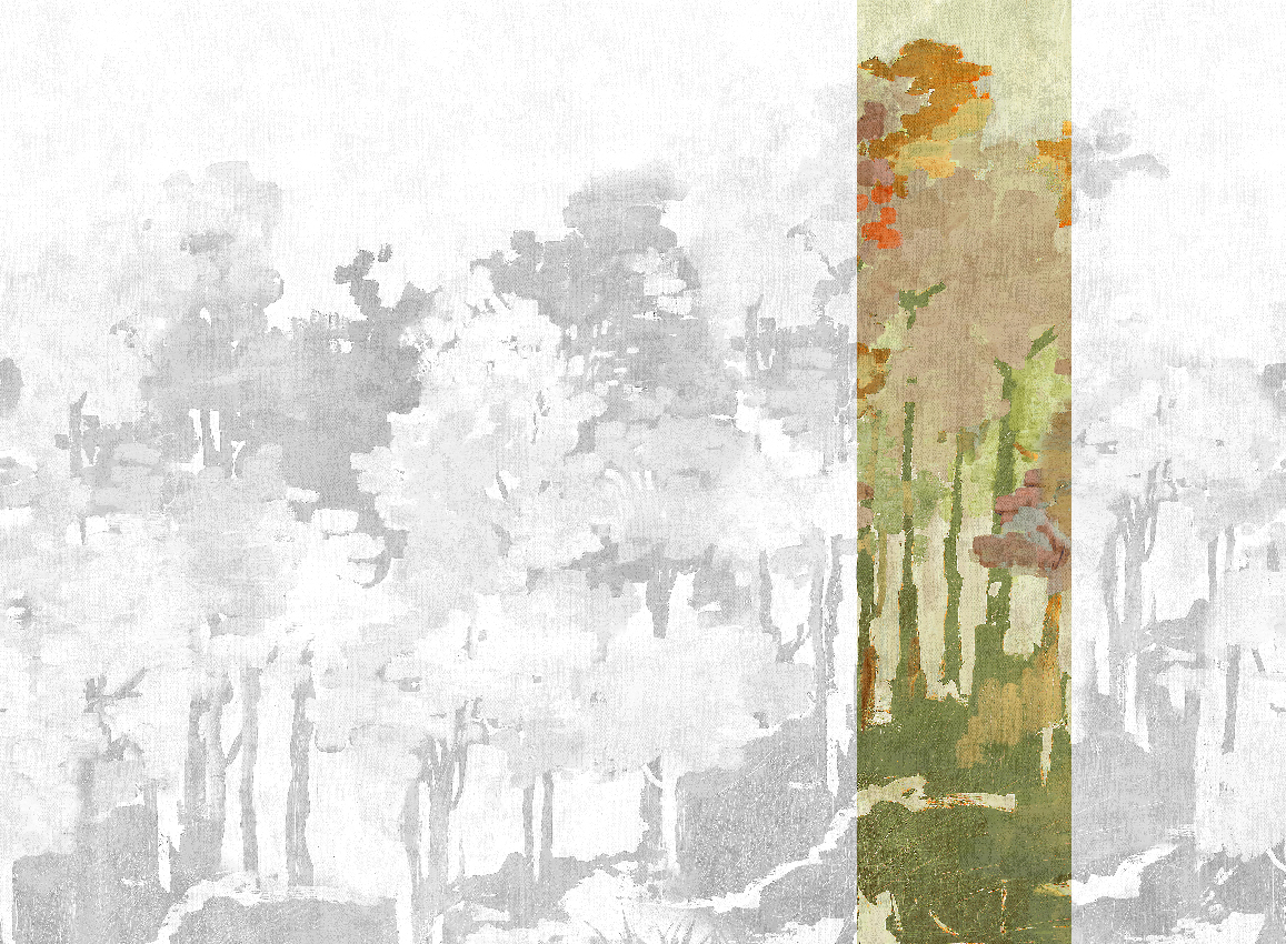 Wandbild Funes - Autumn Panel 5