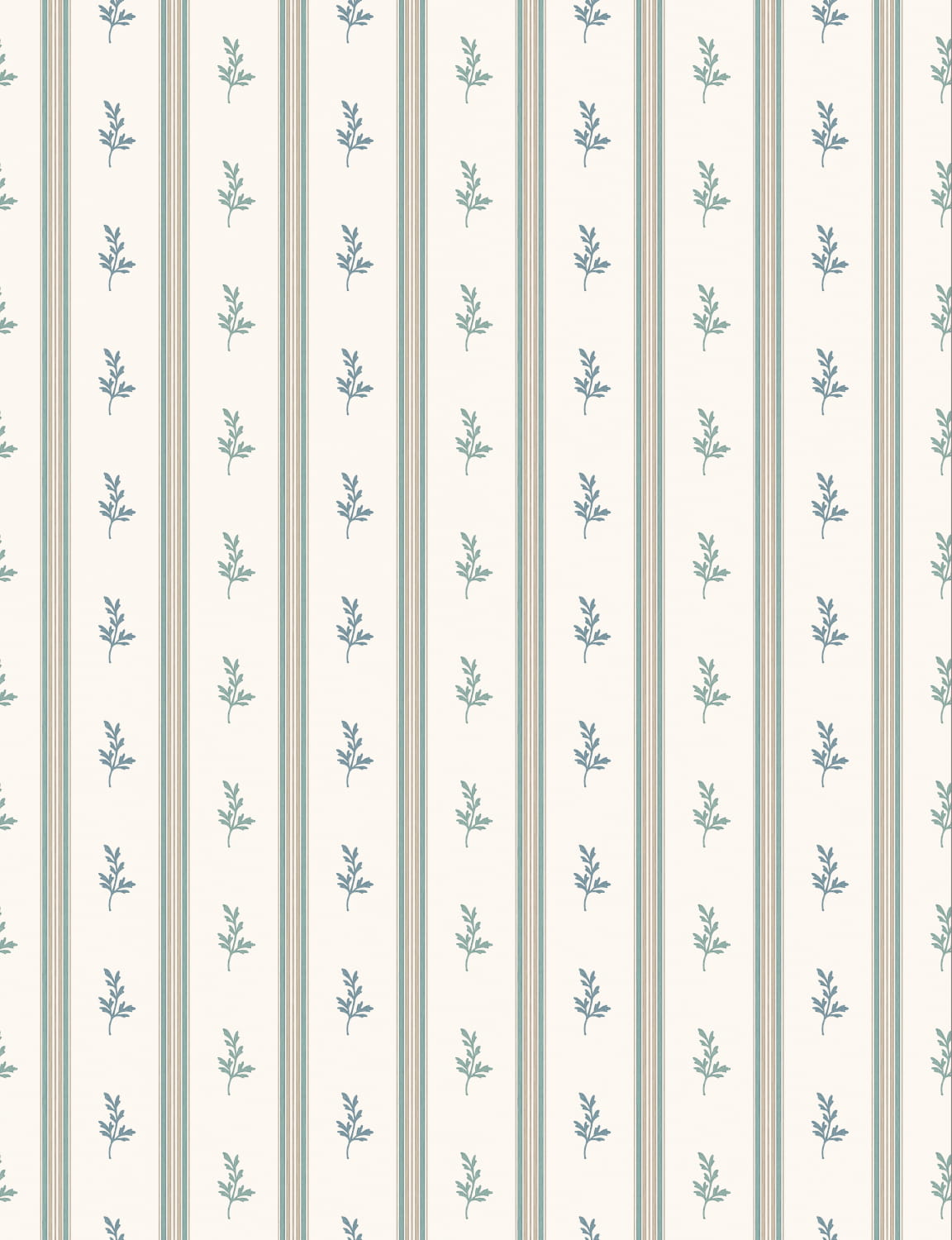Tapete Anduze - Aqua/ Beige