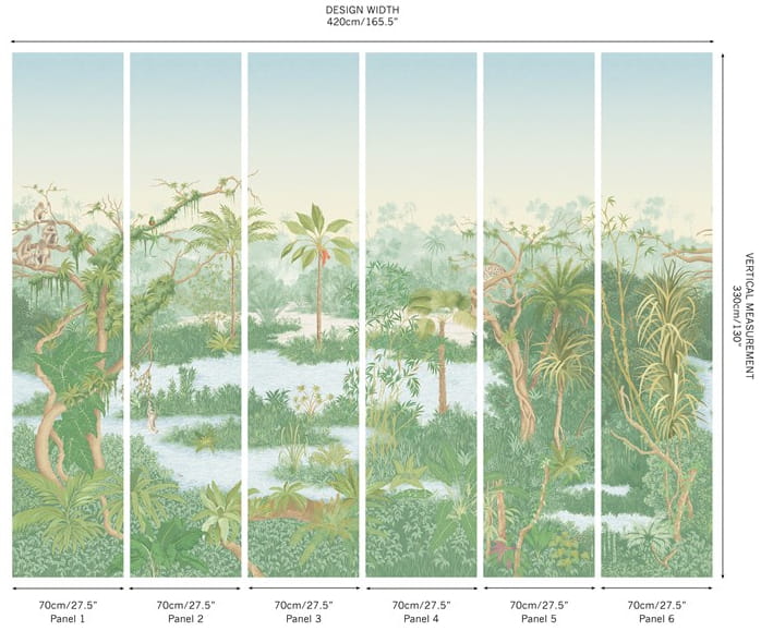 Wandbild Borneo - Printemps