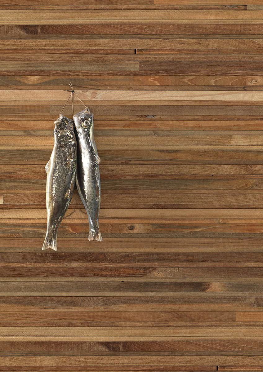 Tapete Timber Strips TIM-05 - Teak on Teak