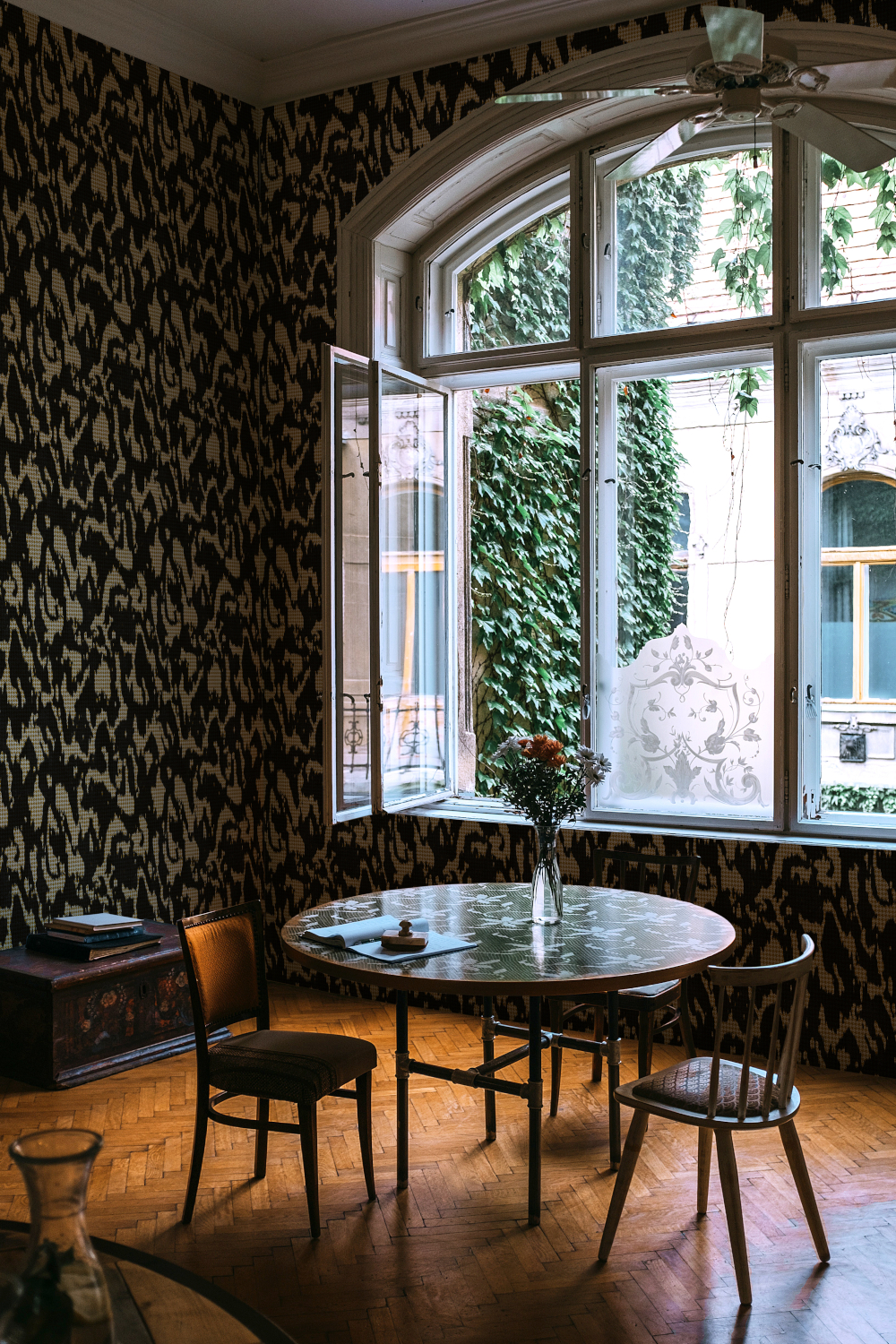 Tapete Moire Screen - Black