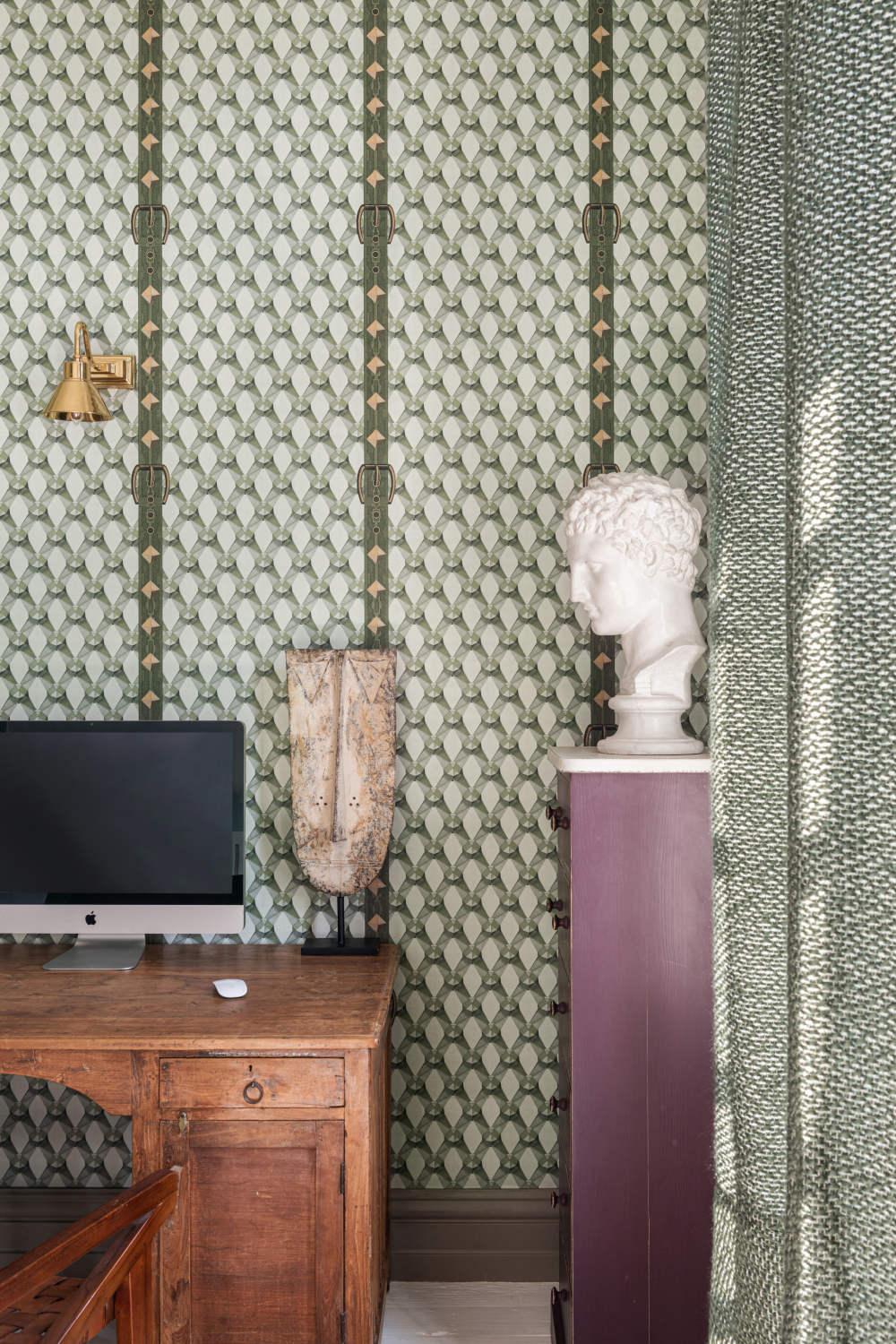 Tapete Luxury Detail - Light Green/ Taupe