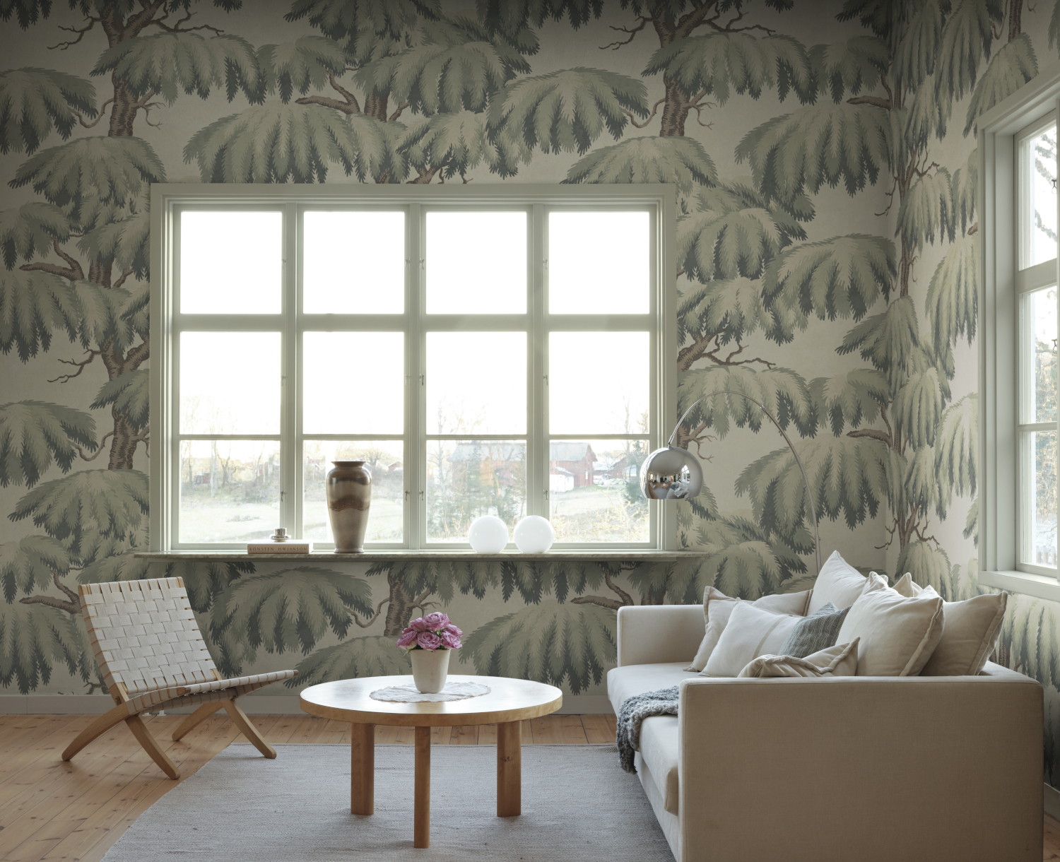 Wandbild Alba - green
