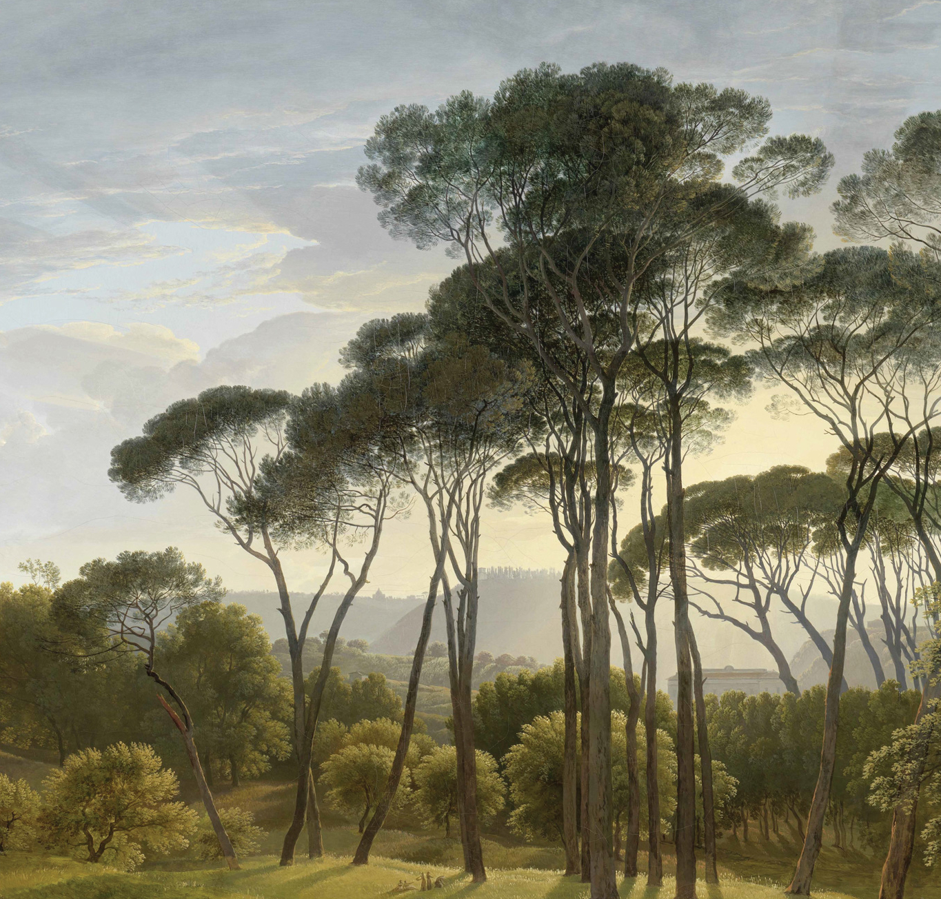 Wandbild Golden Age Landscapes 1 - Multicolor - Breite 2.922m