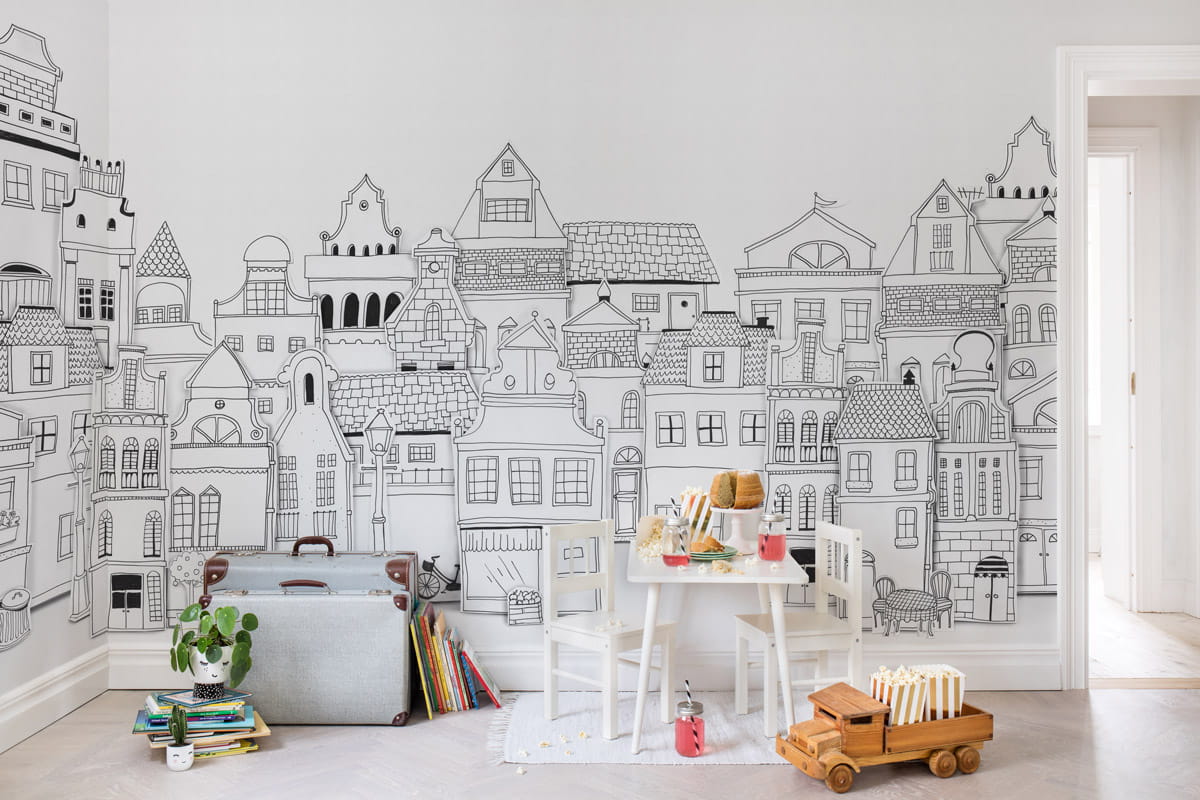 Wandbild London Houses