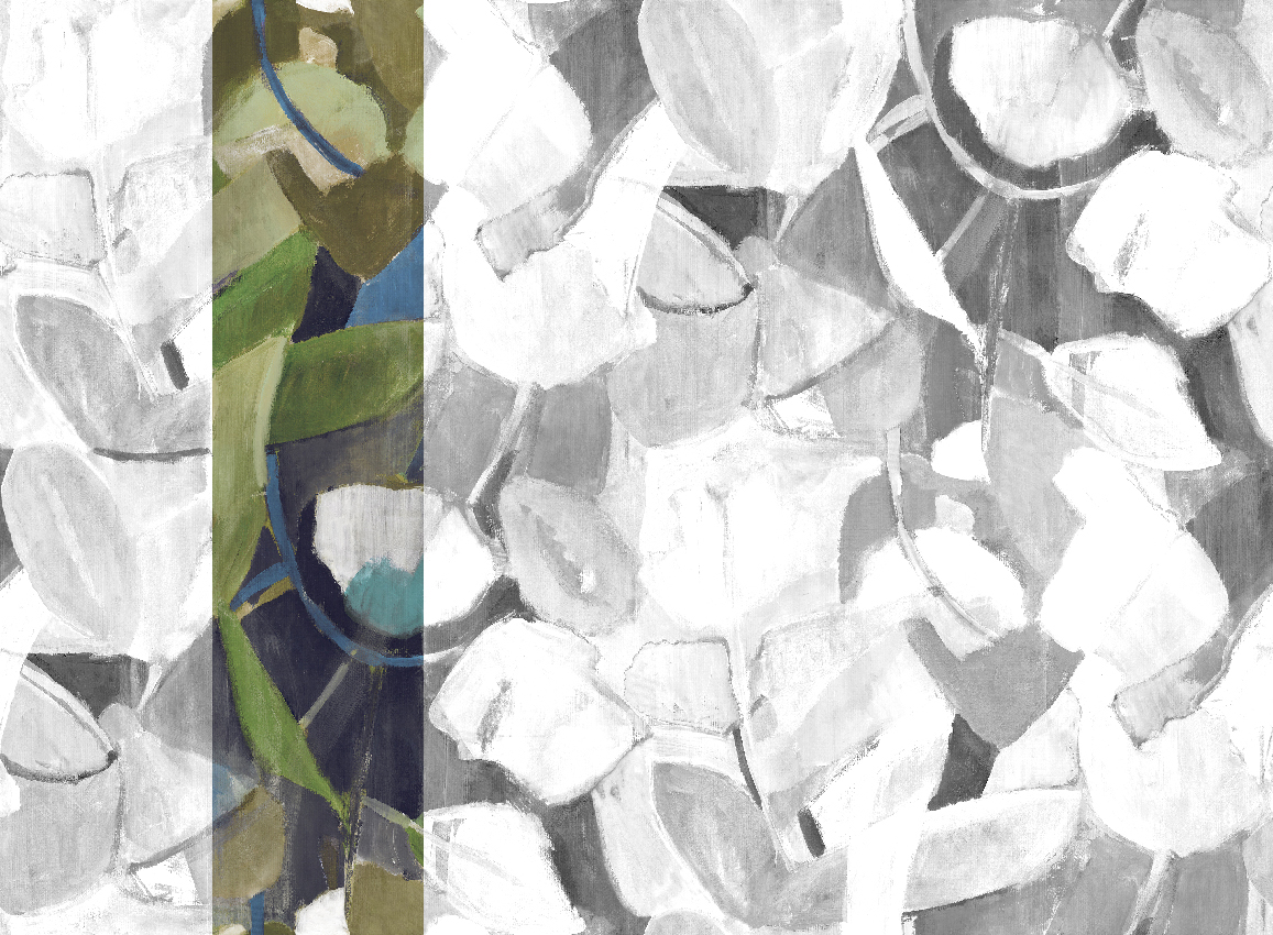Wandbild Siwa - Blue Green Panel 2