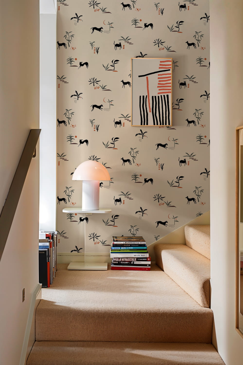 Tapete Prehistoric Creatures - Beige