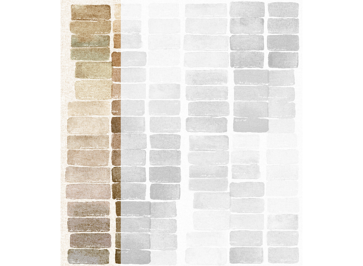 Wandbild Clichy - Brown Panel 1