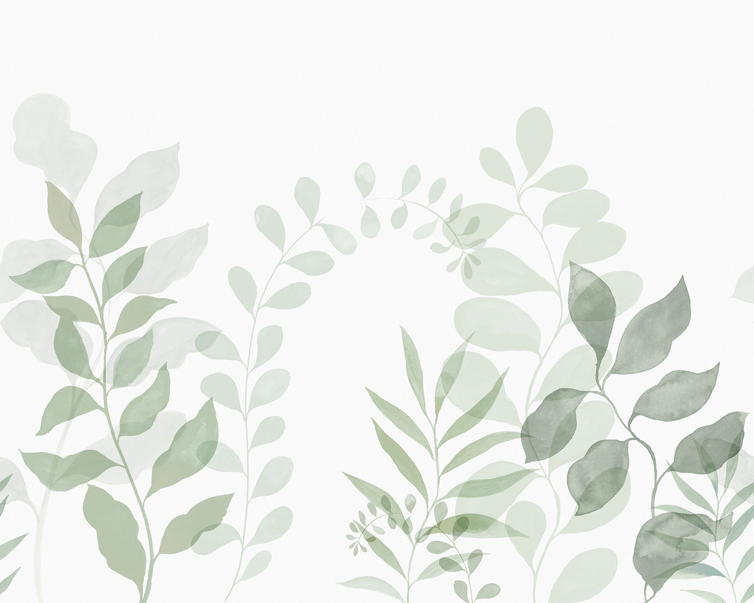 Wandbild Grow - green