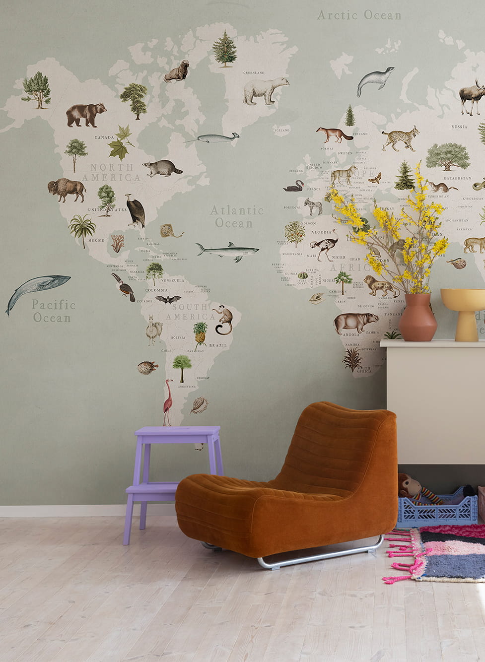 Wandbild Animal World
