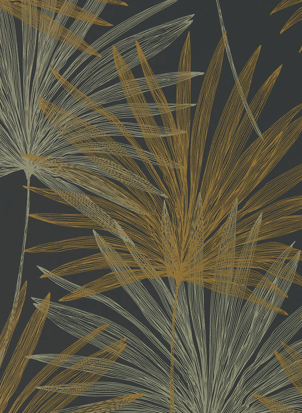 Tapete Mitende - Jet/ Gold