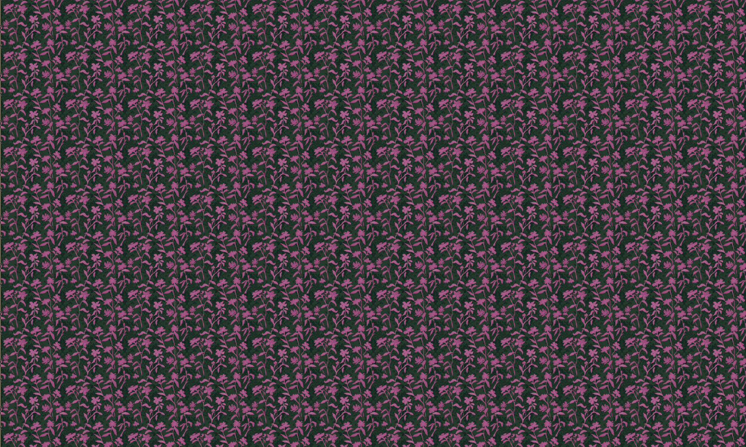 Tapete Blooming Damask - Fuchsia