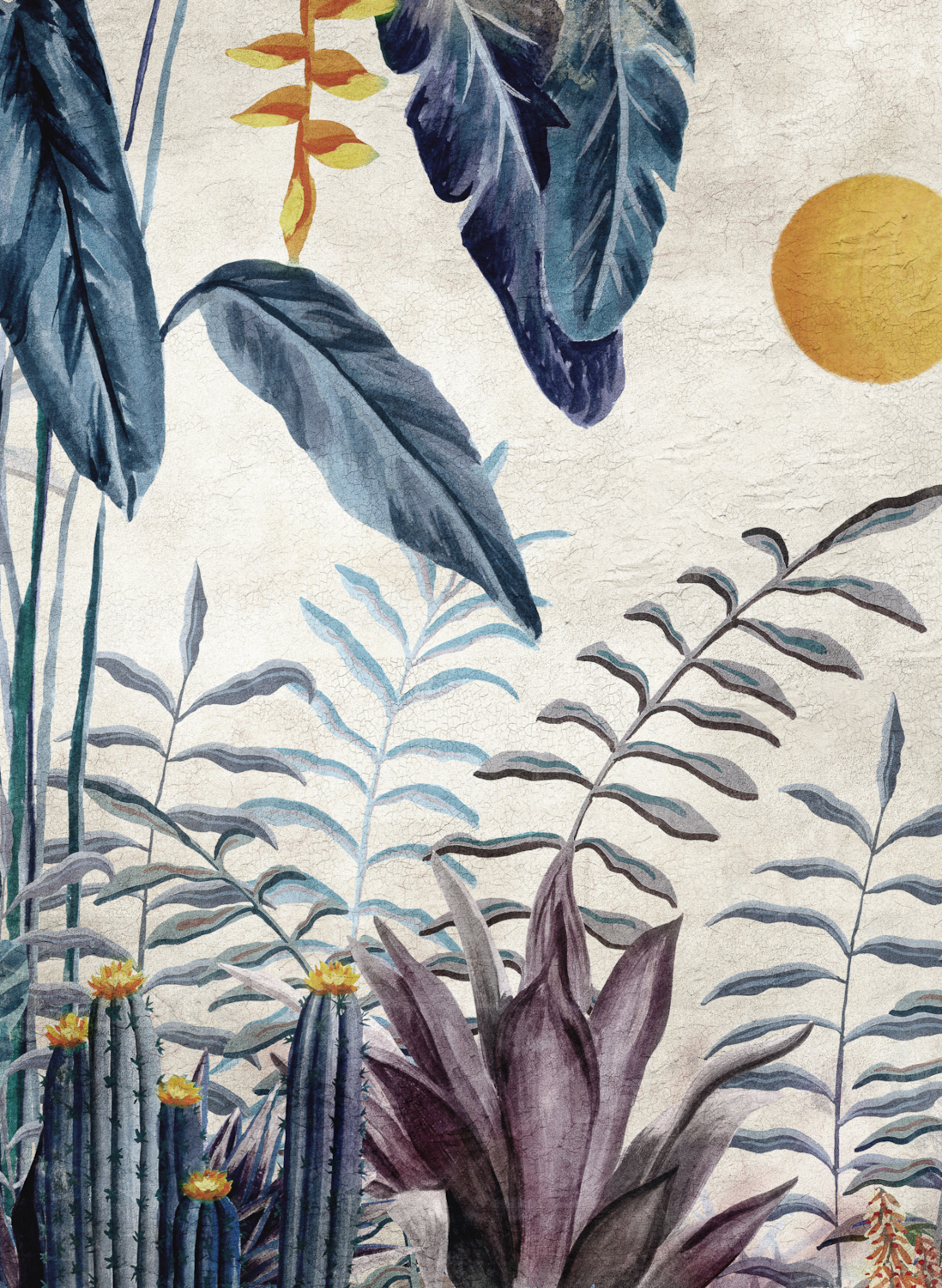 Wandbild Aduanero - Indigo