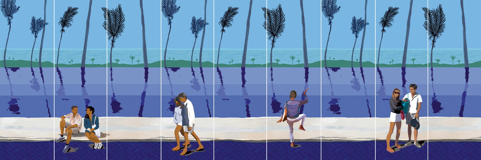 Carta da parati panoramica Siempre - Panel 1