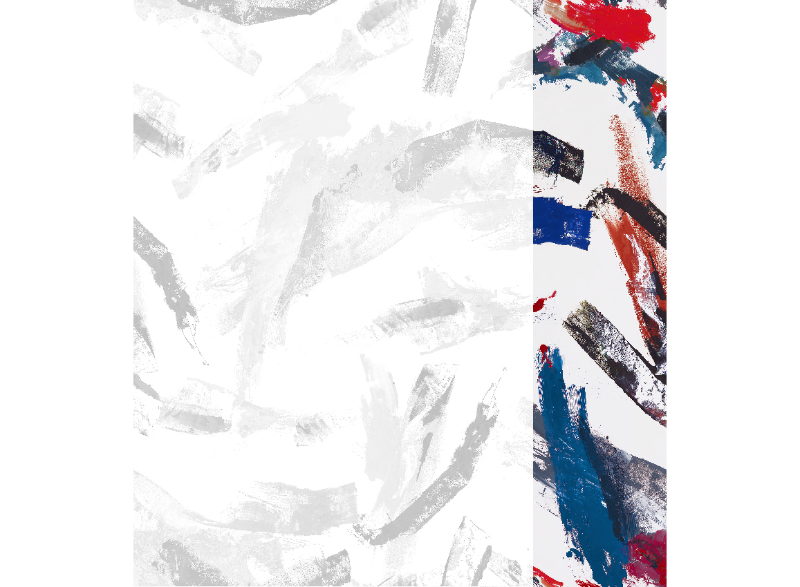 Wandbild Jack - Red Blue Panel 4