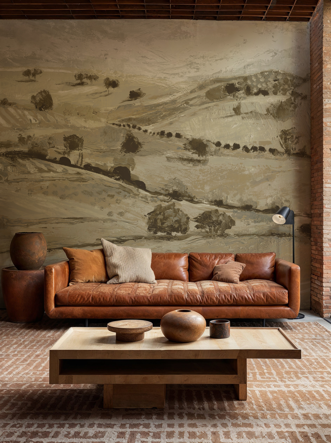 Wandbild Quijote - Beige
