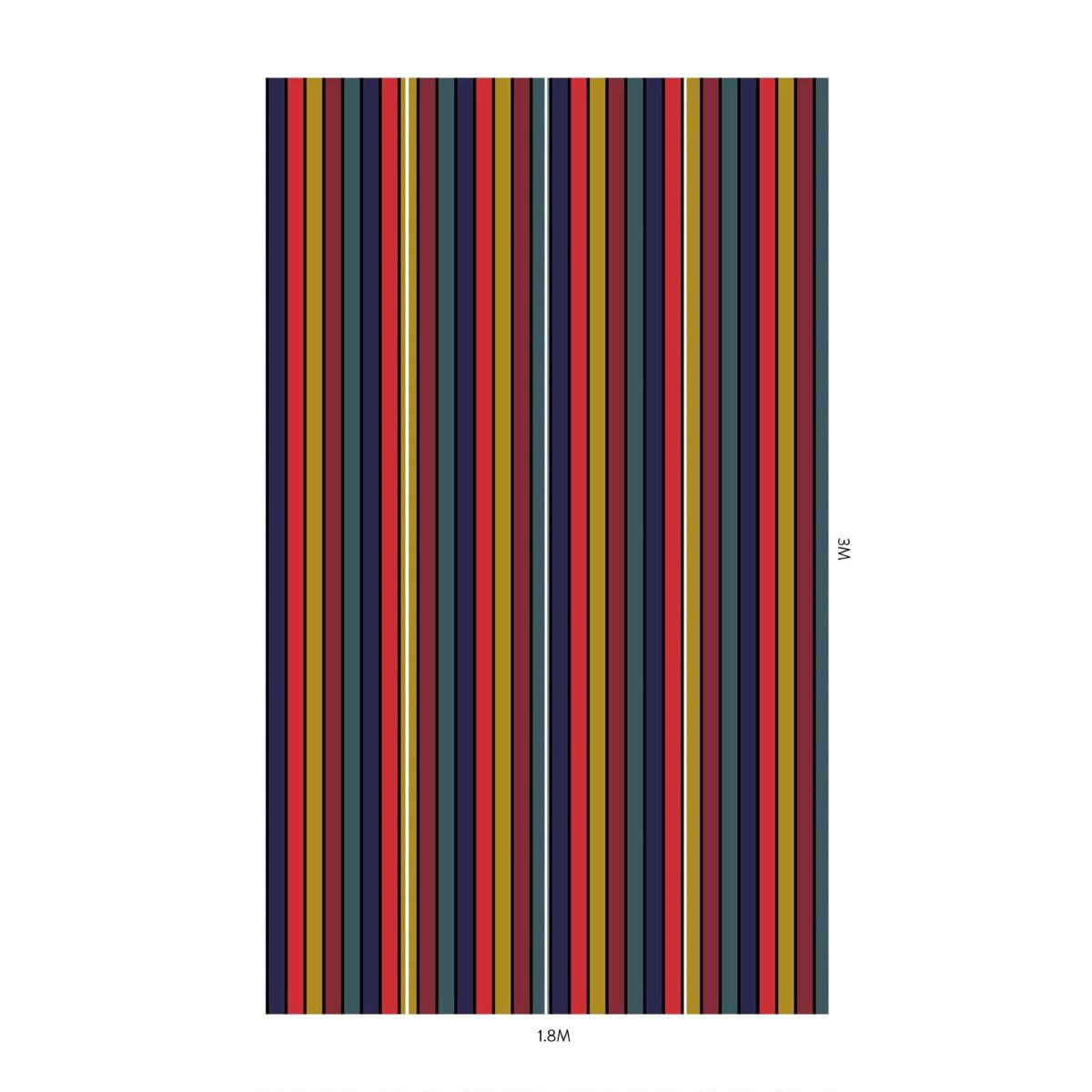 Papier peint Berkley Stripe - Multi