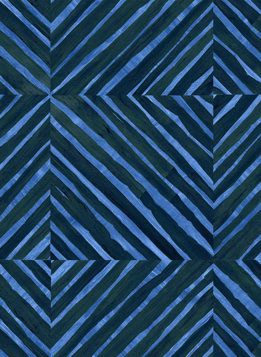 Tapete Kaleido Bamboo - Indigo