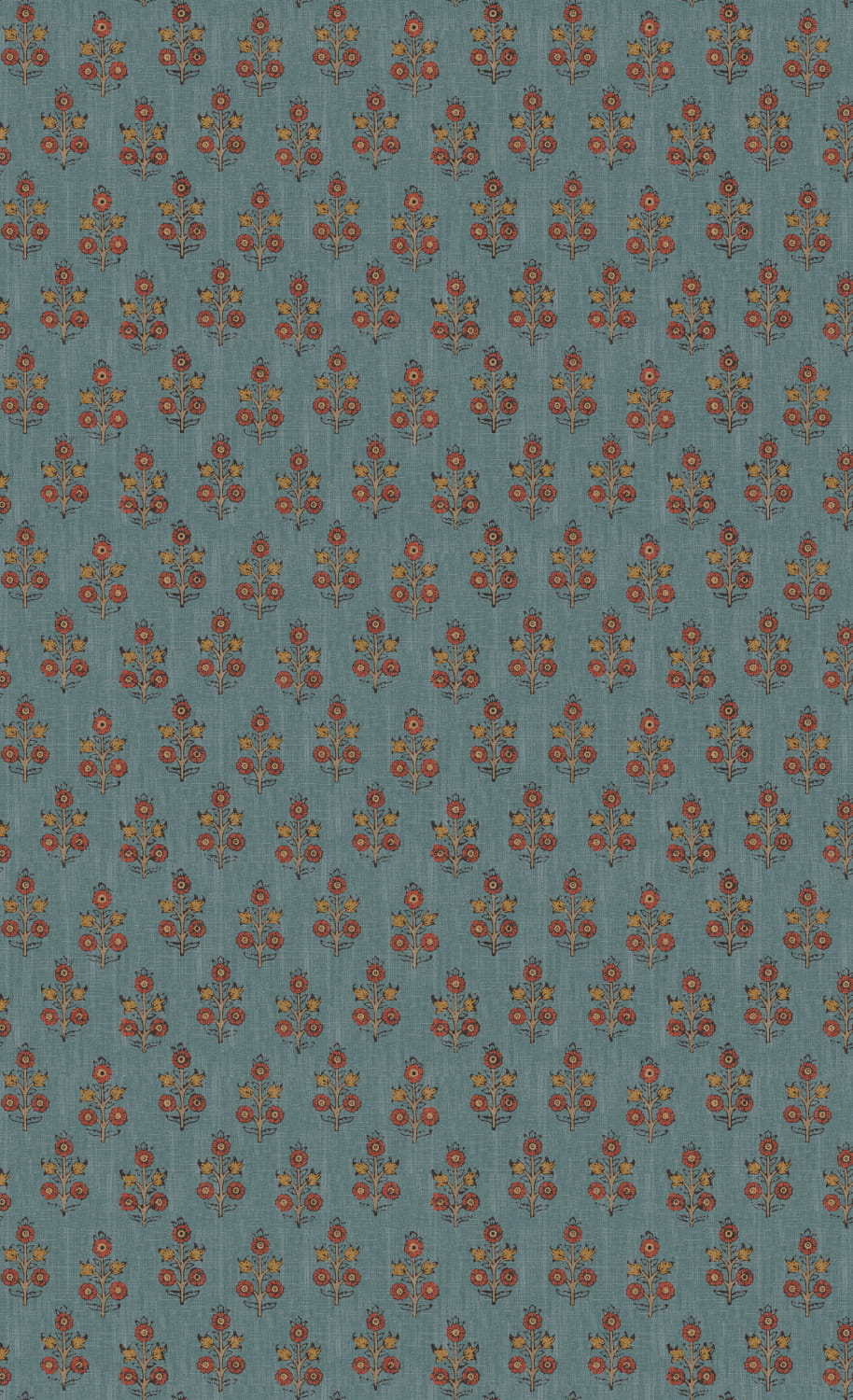 Tapete Poppy Sprig - Denim