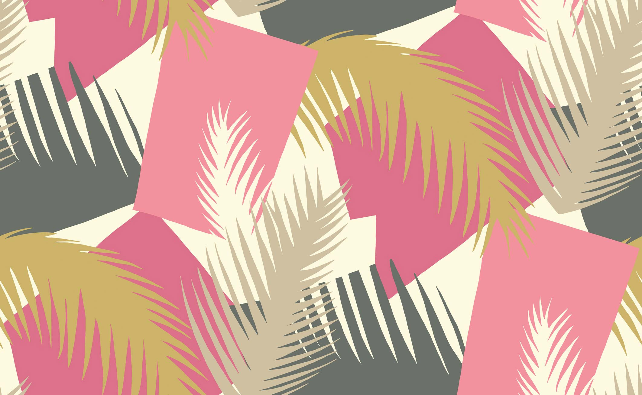 Tapete Deco Palm - Pink