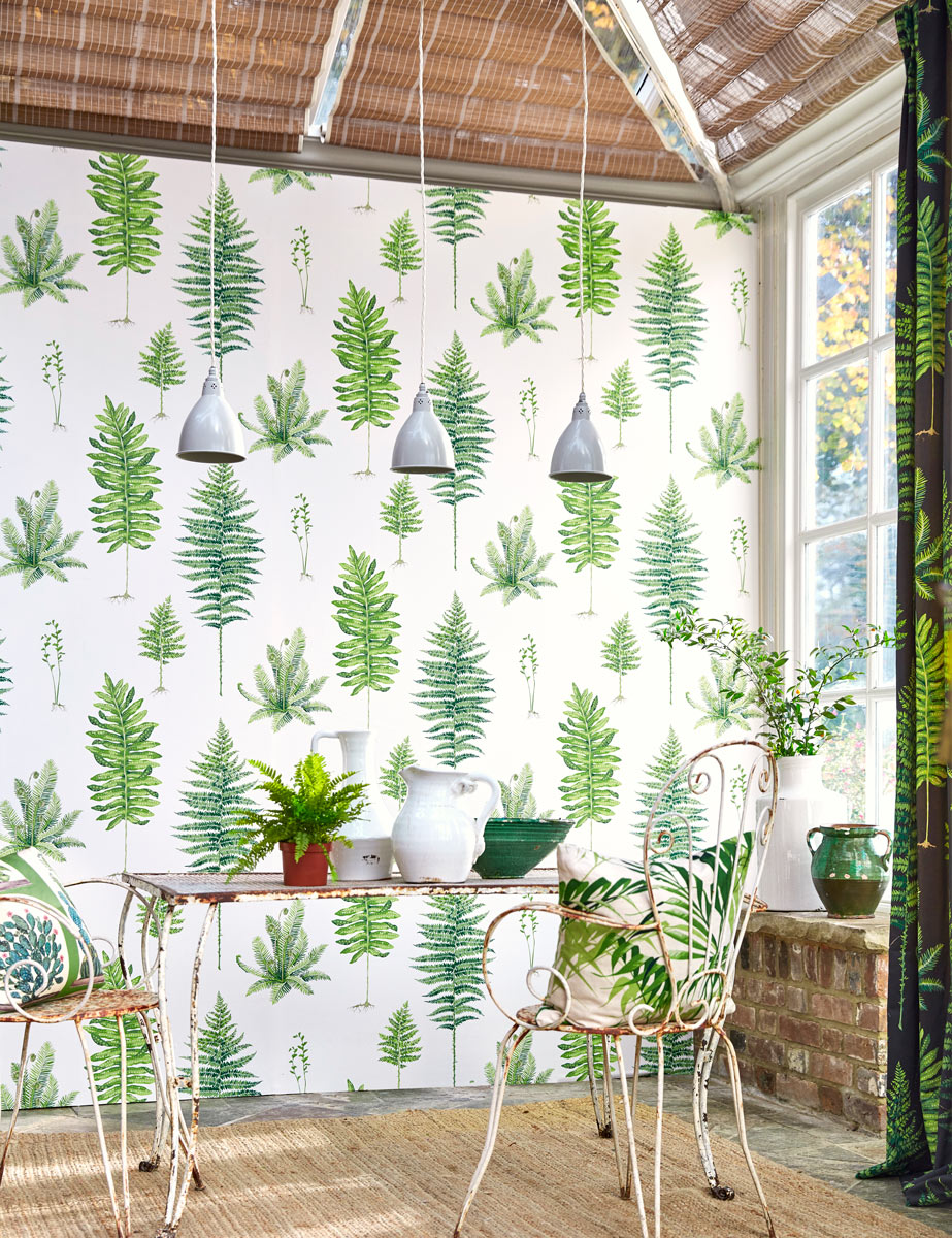 Tapete Fernery - Botanical Green