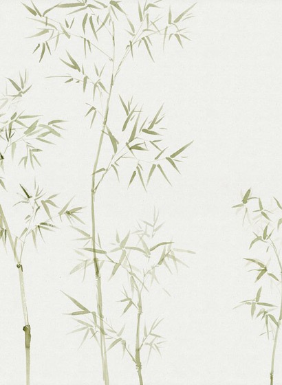 Carta da parati panoramica Arashiyama - green