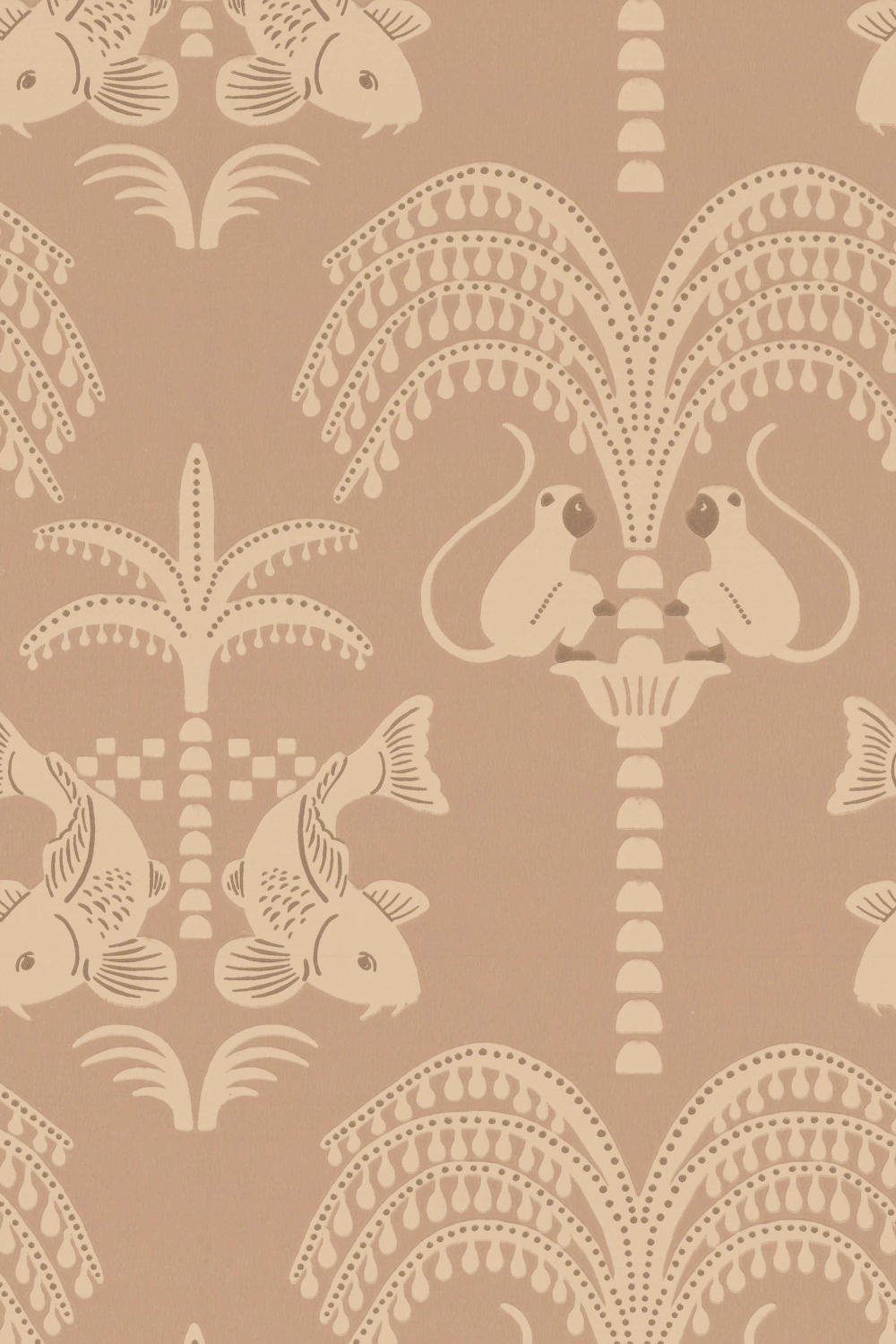 Tapete Sunset Gold - Caramel Brown