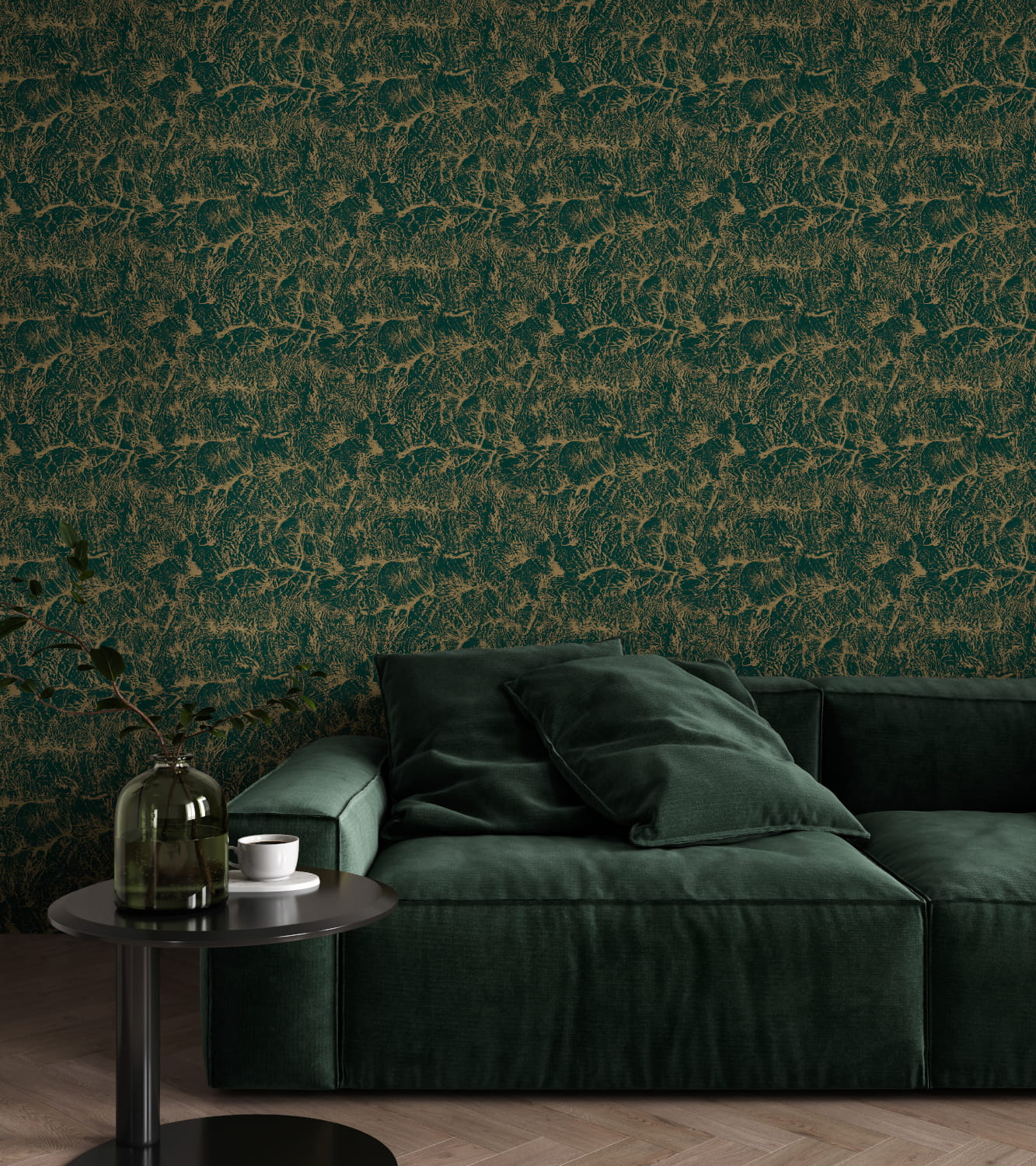 Tapete Sepia - Emerald