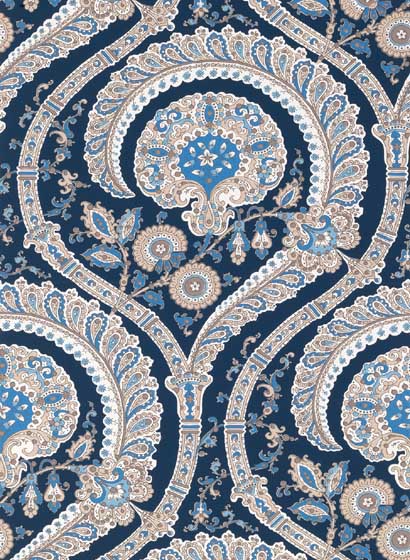 Tapete Les Indiennes - Blue