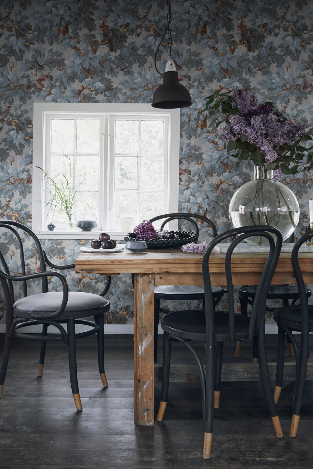 Wandbild Benjamin - Misty Blue