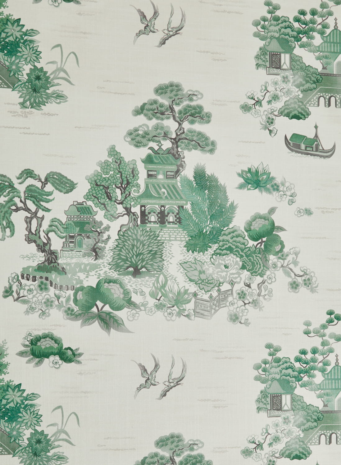 Tapete Floating Palace Linen - Jade