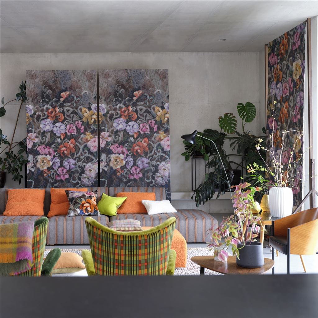 Tapete Tapestry Flower - Damson