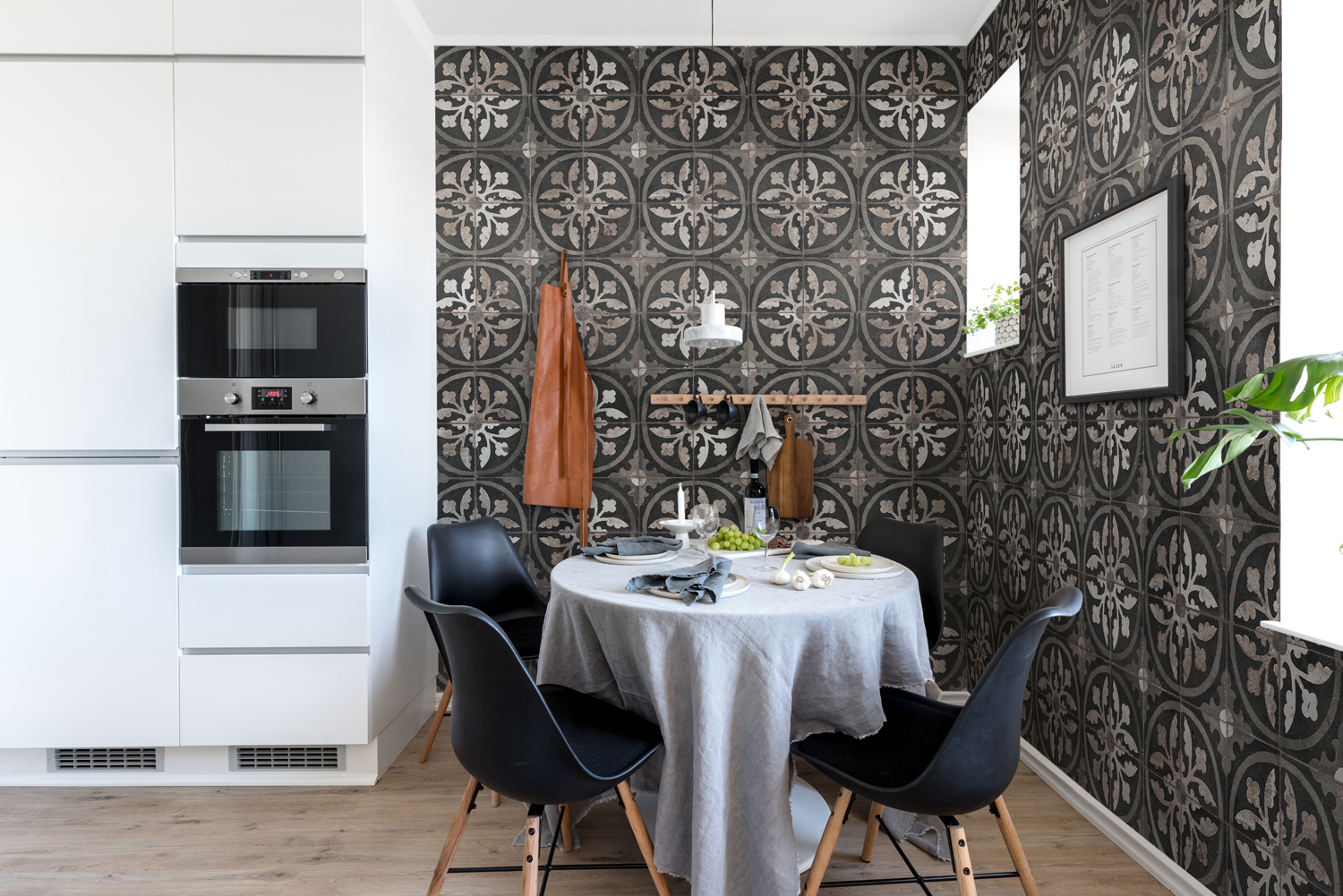 Wandbild Ravenna - Charcoal