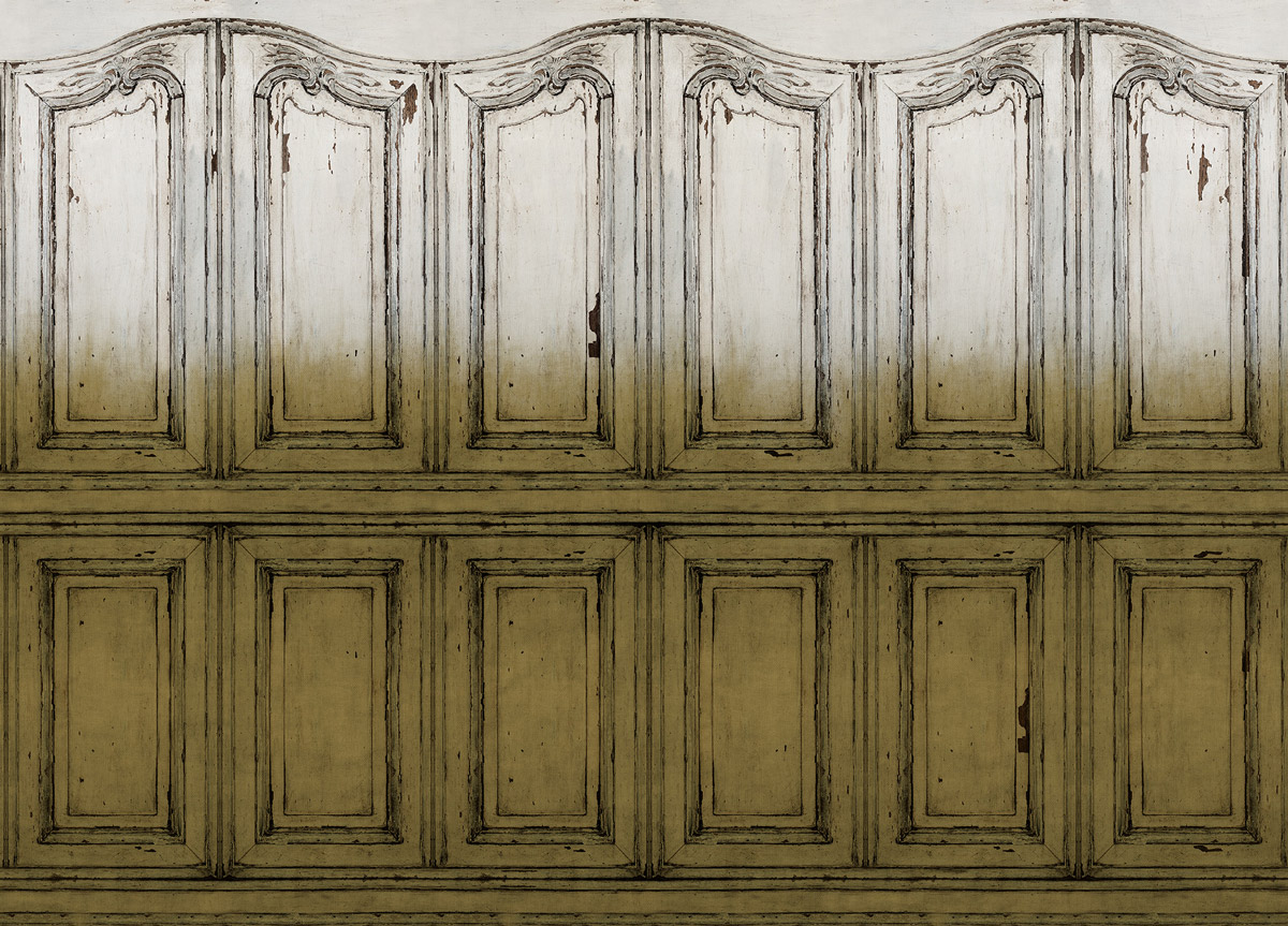 Wandbild Parisian Panels - Dip Dye Yellow
