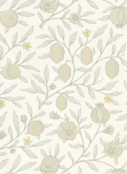 Tapete Pure Fruit - Horned Poppy/ Grey