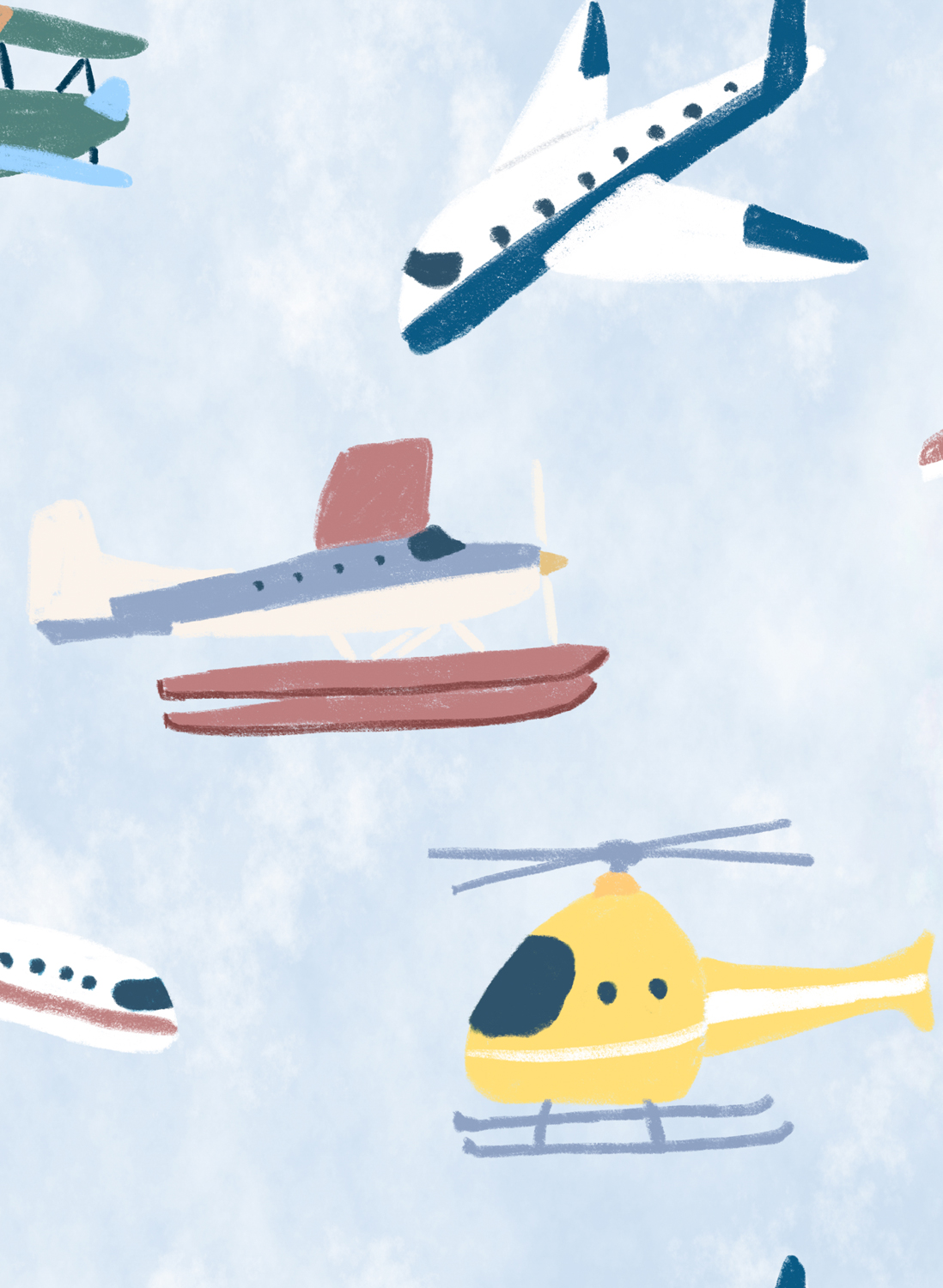 Tapete Draft Planes - Sky