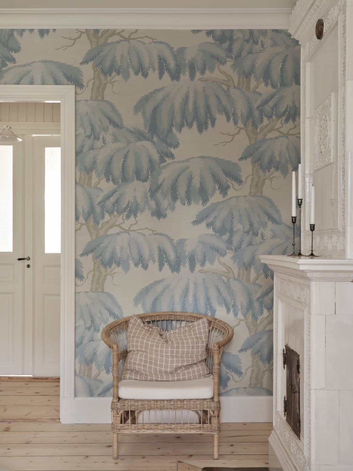 Wandbild Alba - Light Blue