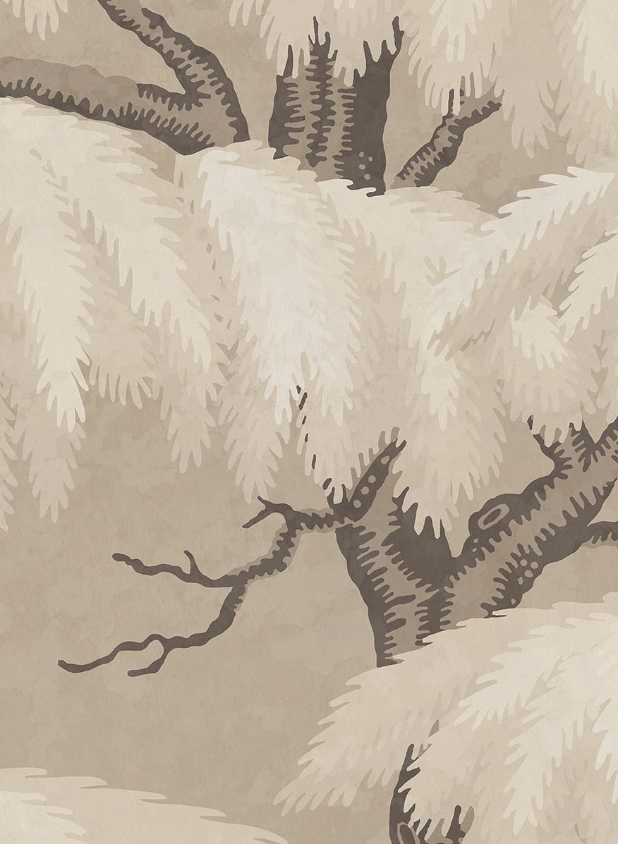 Wandbild Alba - Beige