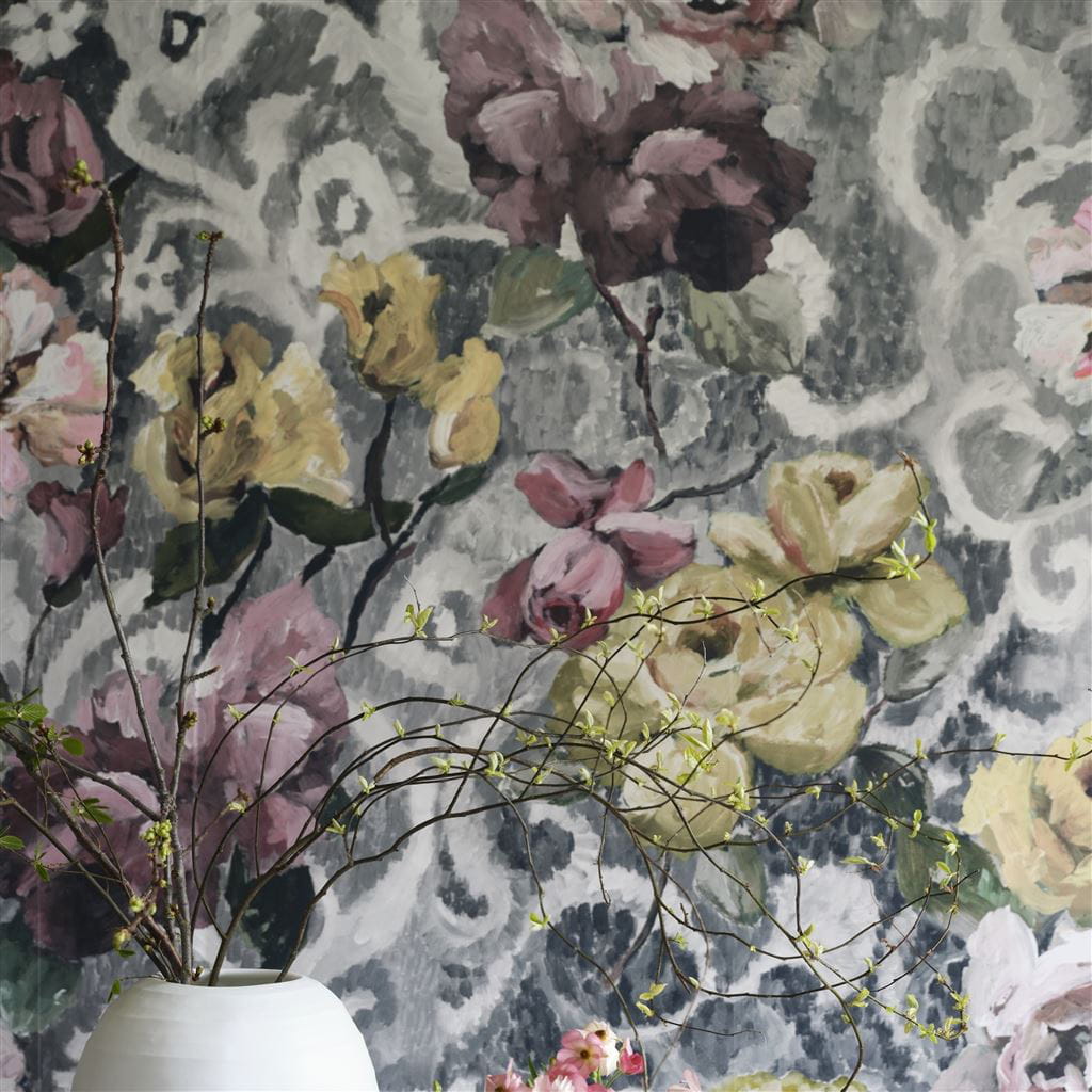 Tapete Tapestry Flower - Platinum