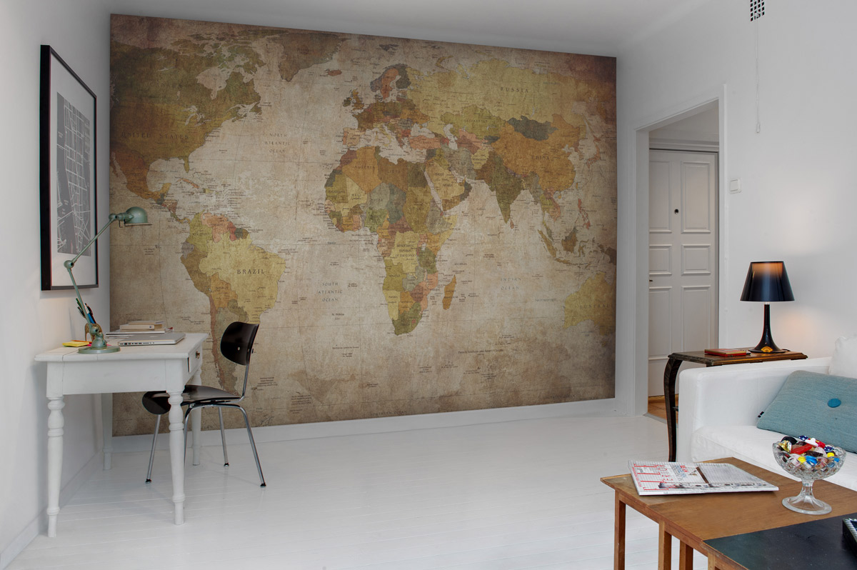 Wandbild World Map - Classic